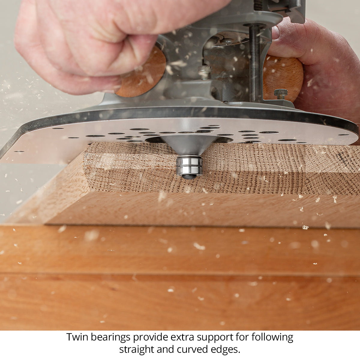 Chamfer Router Bits - 1/2 Shank - Carbide Tipped - Double Bearing