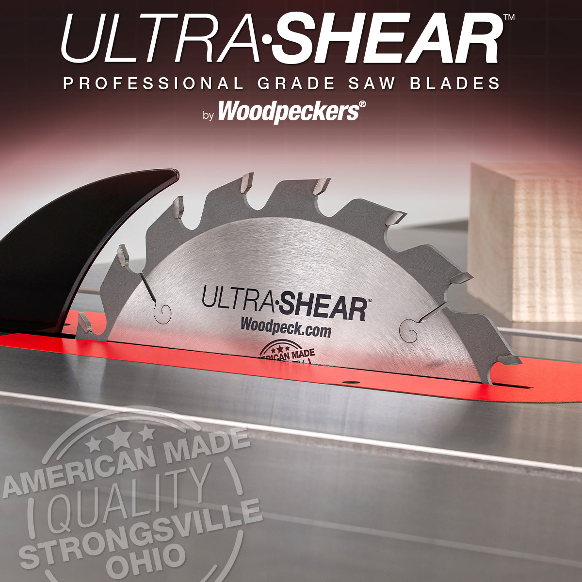 Ultra-Shear 10" 20-Tooth Thick Stock Rip Saw Blade