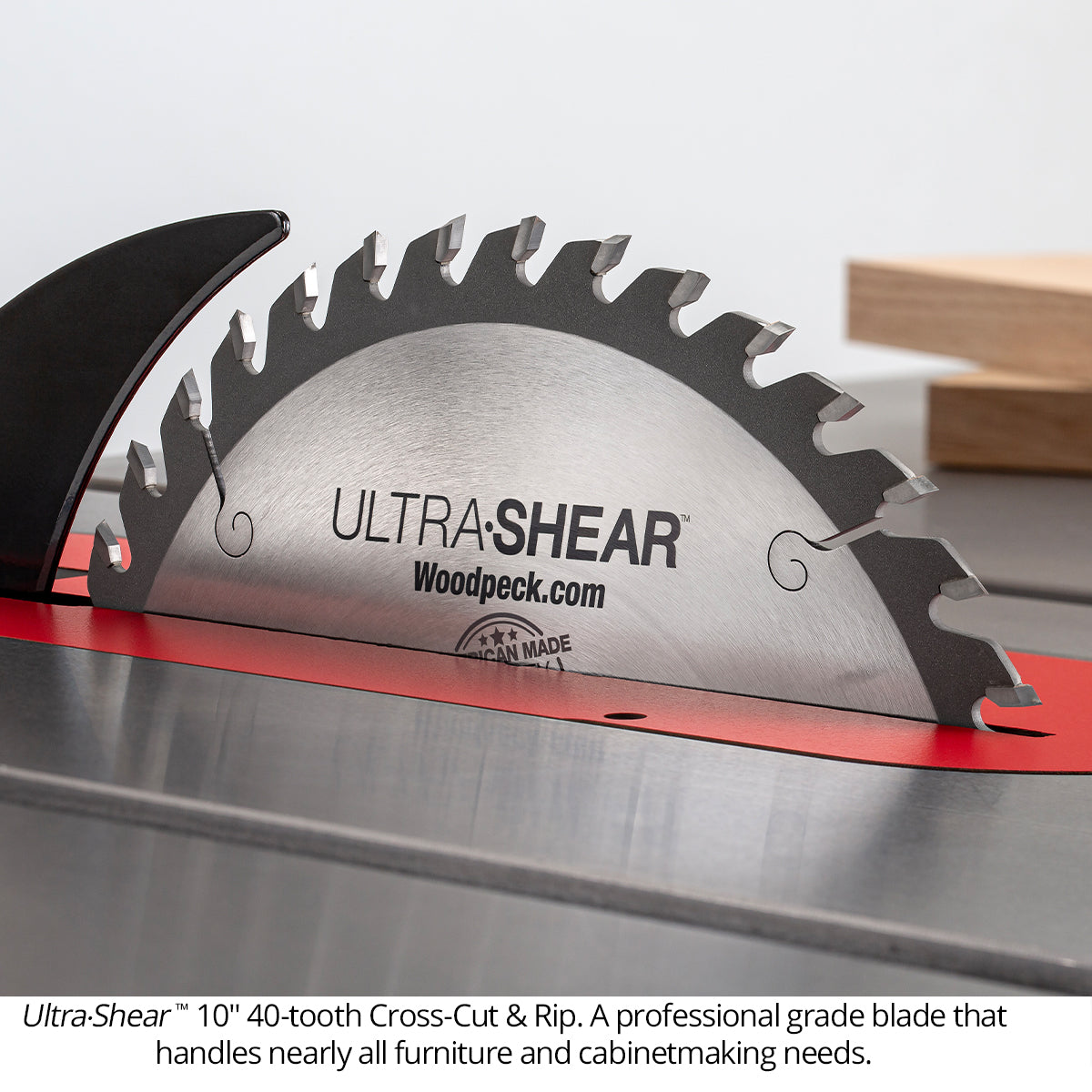 Ultra-Shear 10" 40-Tooth ATB Cross-Cut and Rip Table Saw Blade