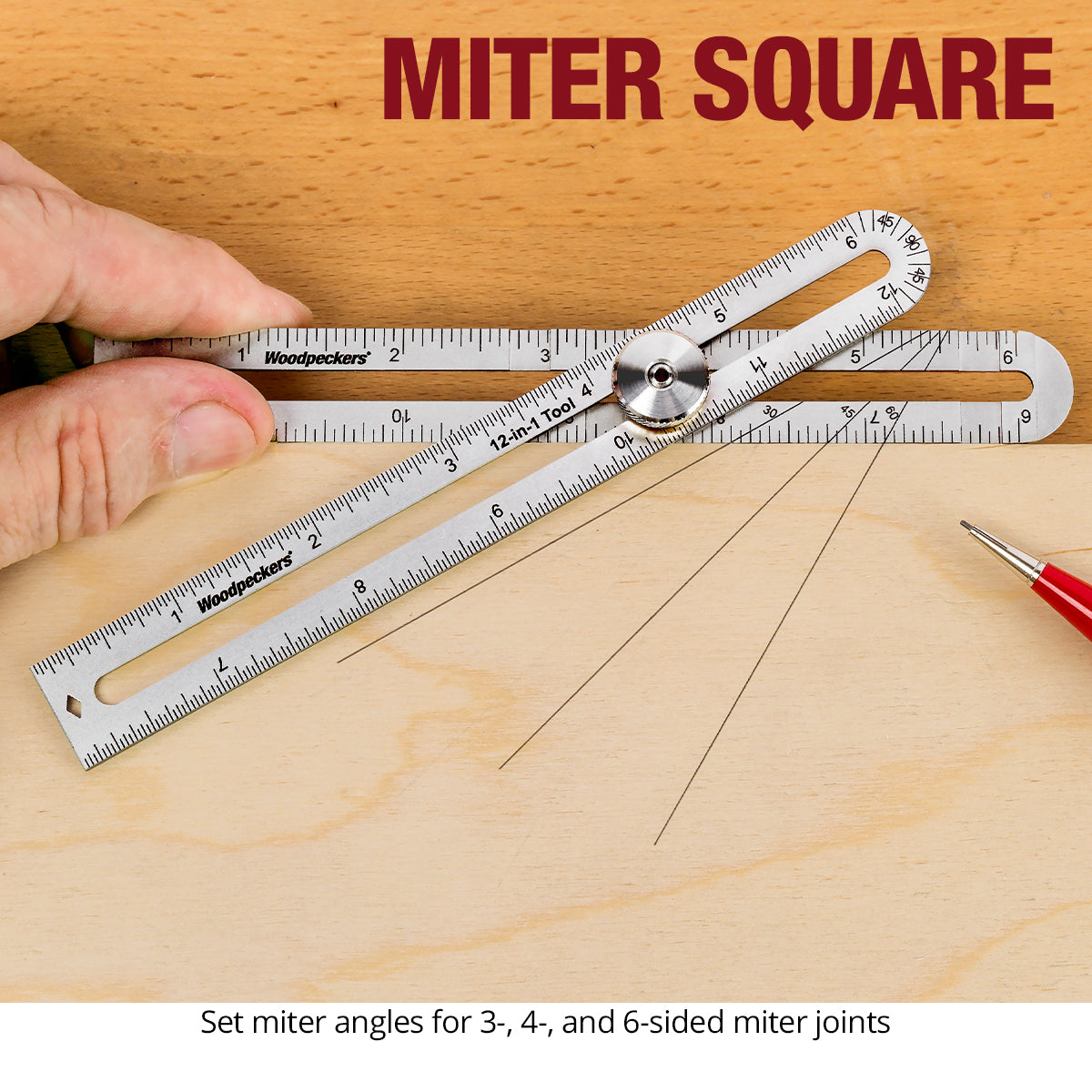 12-In-1 Layout Tool and Adjustable Square