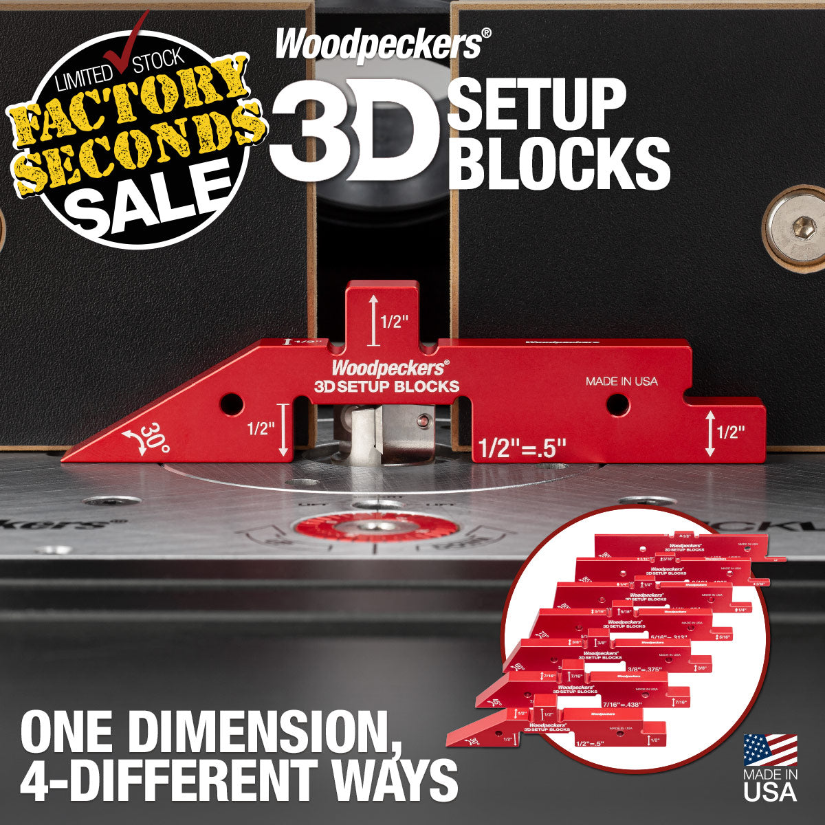 3D Setup Blocks - Factory Seconds