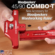 45 90 T-Head for Woodworking Rules - Closeout
