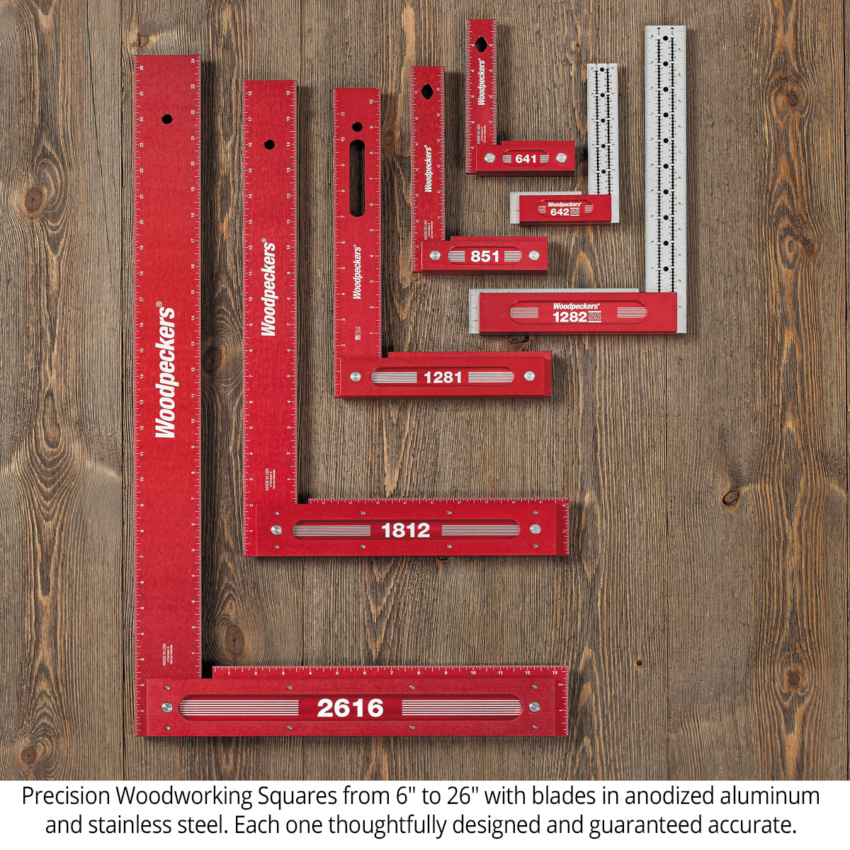 Stainless Steel Precision Woodworking Squares