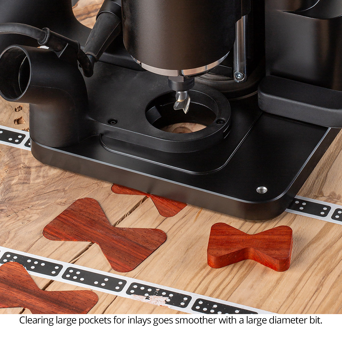 Clearing Pattern Router Bits - Carbide Head - 8MM Shank