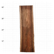 Bocote Live Edge Slabs - 48" x 14" x 1.25" - BC-16-A