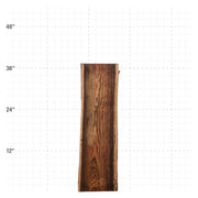 Bocote Live Edge Slabs - 37" x 10.25" x 1.25" - BC-18-A