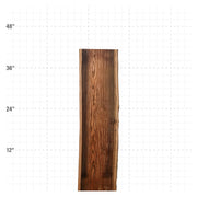 Bocote Live Edge Slabs - 40" x 11" x 1.25" - BC-24-A