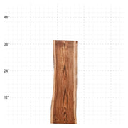 Bocote Live Edge Slabs - 36" x 9.75" x 1.25" - BC-26-A
