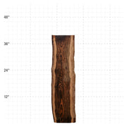 Bocote Live Edge Slabs - 39" x 9.5" x 1.25" - BC-5-A