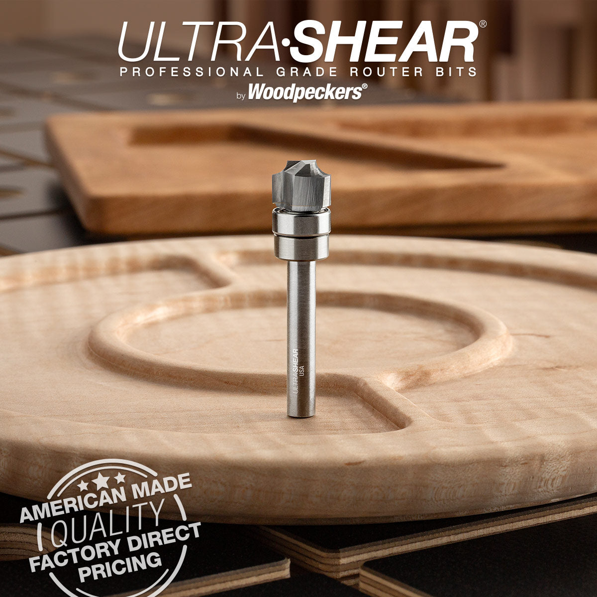 Micro Roundover Router Bits - Carbide Head - 2 Flute