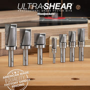 Plunging Pattern Router Bits - Carbide Tipped - 2 Flute
