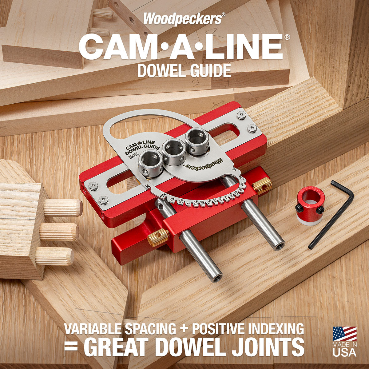 Cam-A-Line Dowel Guide