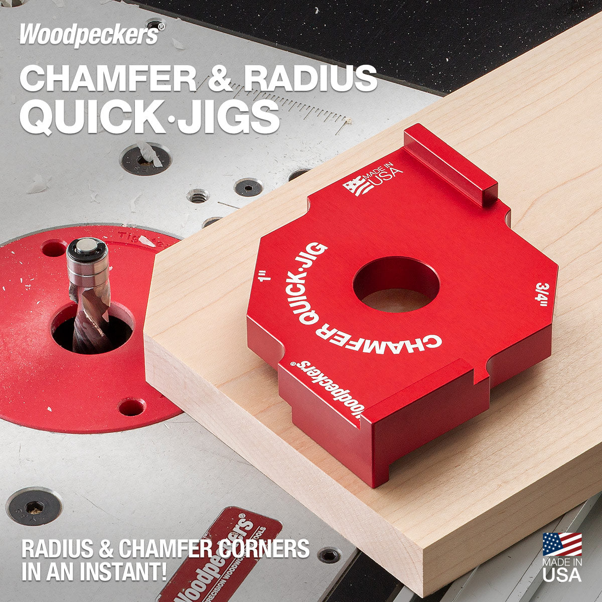 Chamfer and Radius Quick Jig