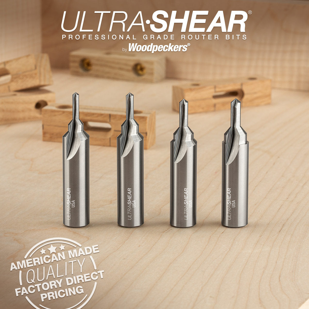 Countersink Slotting Router Bits - Solid Carbide