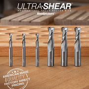 Cove Nose Spiral CNC Router Bits with Corner Radius
