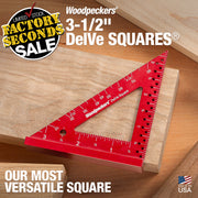 3-1/2" DelVe Squares – Factory Seconds