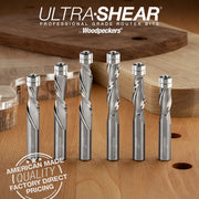 Flush Trim Router Bits - Solid Carbide - 1/2 Diameter - 2 Flute