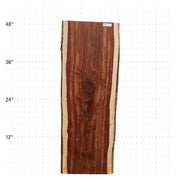 Granadillo Live Edge Slab - 48" x 17" x 1.25" - GD-1-A