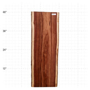 Granadillo Live Edge Slab - 48" x 16.5" x 1.25" - GD-3-A