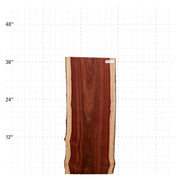 Granadillo Live Edge Slab - 36" x 15" x 1.25" - GD-30-A