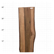 Ipe Live Edge Slab - 48" x 16" x 1.25" - IPE-22-A