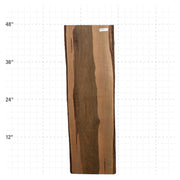Ipe Live Edge Slab - 48" x 14.5" x 1.25" - IPE-23-A