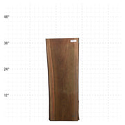 Ipe Live Edge Slab - 38" x 13.25" x 1.25" - IPE-28-A