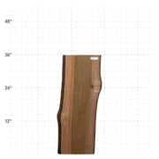 Ipe Live Edge Slab - 36" x 13" x 1.25" - IPE-29-A