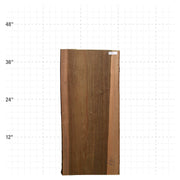 Ipe Live Edge Slab - 40" x 18" x 1.25" - IPE-32-A
