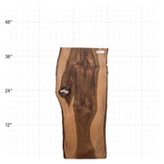 Ipe Live Edge Slab - 39" x 15.5" x 1.25" - IPE-43-A