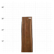 Ipe Live Edge Slab - 38" x 11" x 1.25" - IPE-48-A