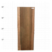 Ipe Live Edge Slab - 48" x 18" x 1.25" - IPE-5-A