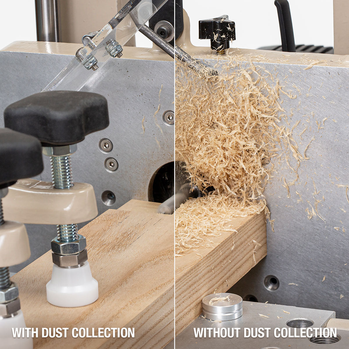 Multi-Router Motor System with Remote Speed Control and Integrated Dust Collection
