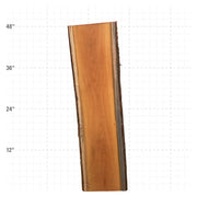 Osage Orange Live Edge Slabs - 48" x 12.5" x 1.25" - OO-11-A
