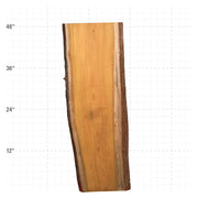 Osage Orange Live Edge Slabs - 48" x 16.5" x 1.25" - OO-19-A