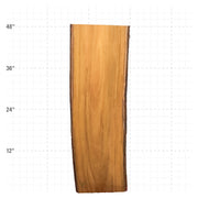Osage Orange Live Edge Slabs - 49" x 15.5" x 1.25" - OO-32-A