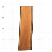Osage Orange Live Edge Slabs - 48" x 13.5" x 1.25" - OO-37-A