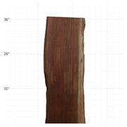 Peruvian Walnut Live Edge Slabs - 37" x 13" x 1.25" - PW-10-A
