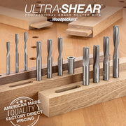 Raised Land Mortise and Tenon Router Bits - Solid Carbide