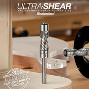 Compact Compression Combination Pattern & Flush Trim Router Bit - 1/4 Shank - Solid Carbide
