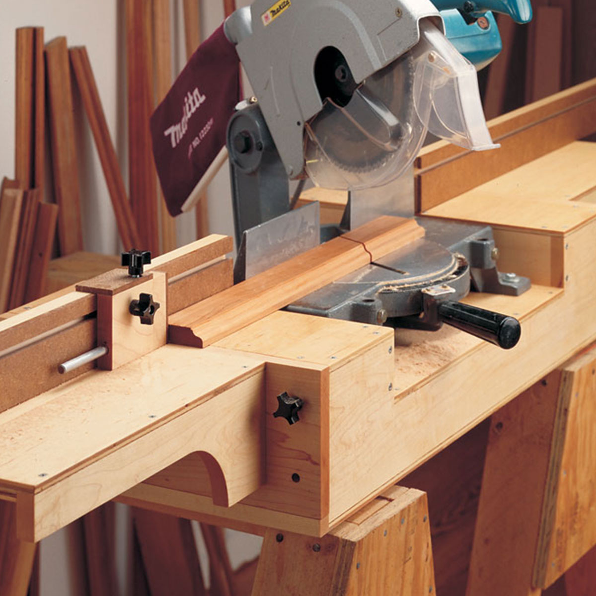 Woodsmith Mobile Miter Saw Station Plan