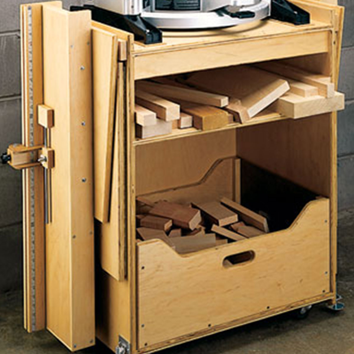 Woodsmith Miter Saw Station Plan
