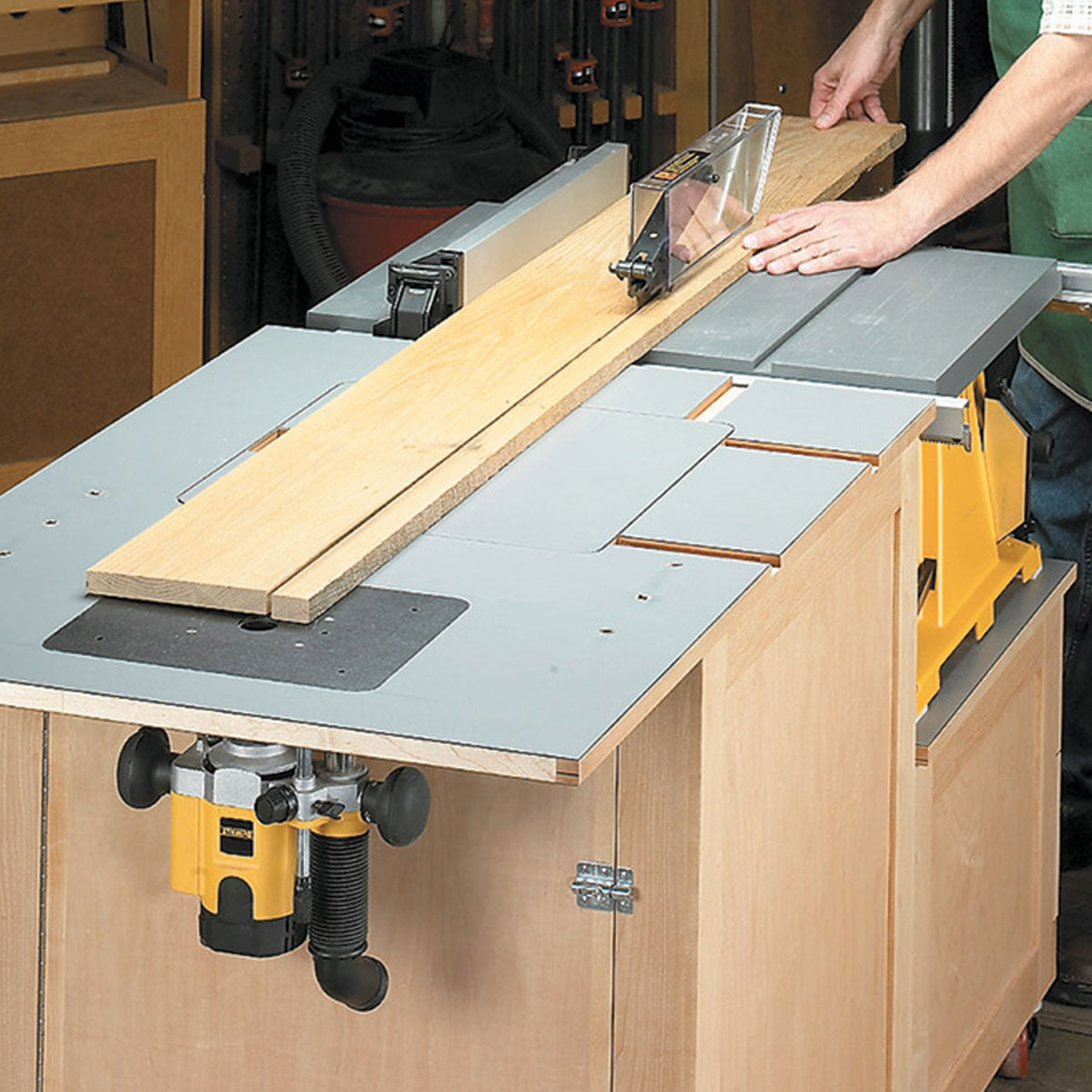 Woodsmith Table Saw/Router Table Cart Plan