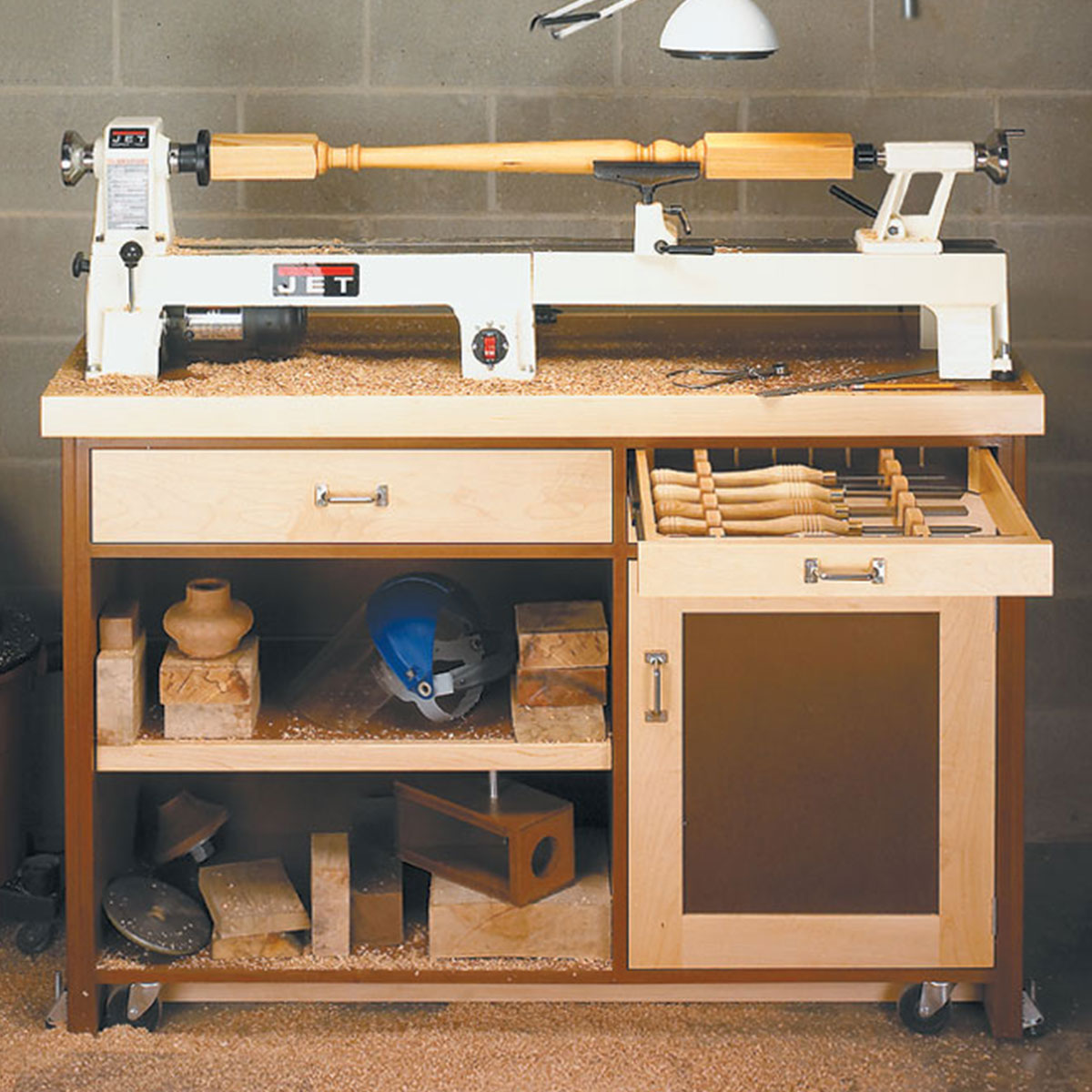 Woodsmith Mini-Lathe Stand Plan