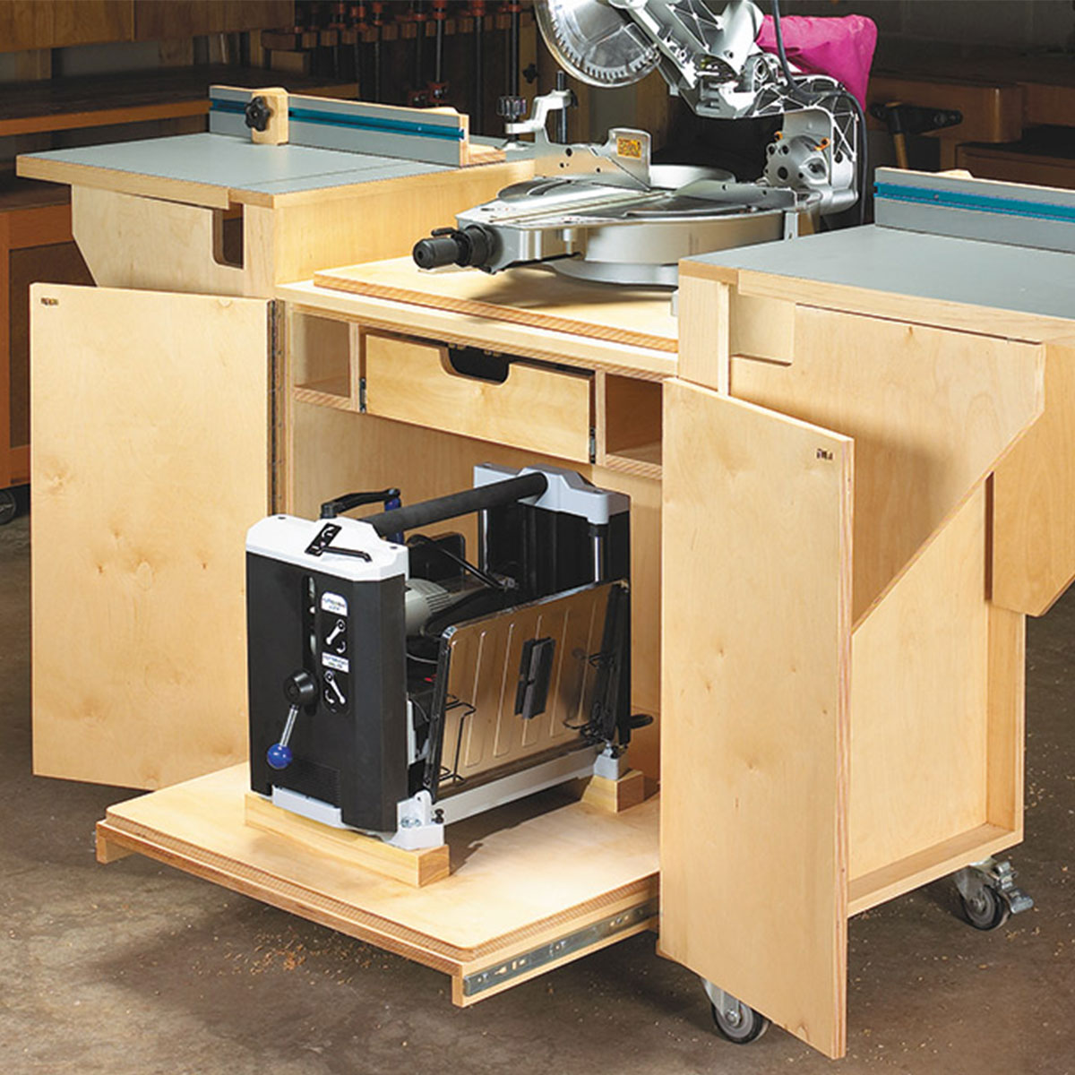 Woodsmith Dual Tool Workstation Plan