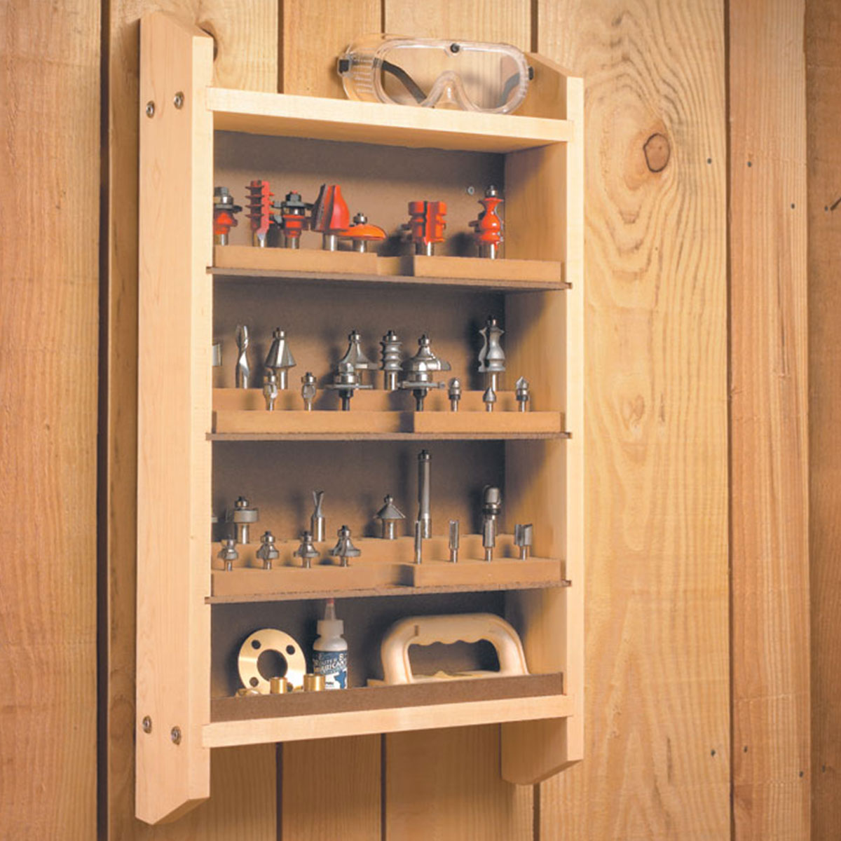 Woodsmith Router Bit Storage Center Plan