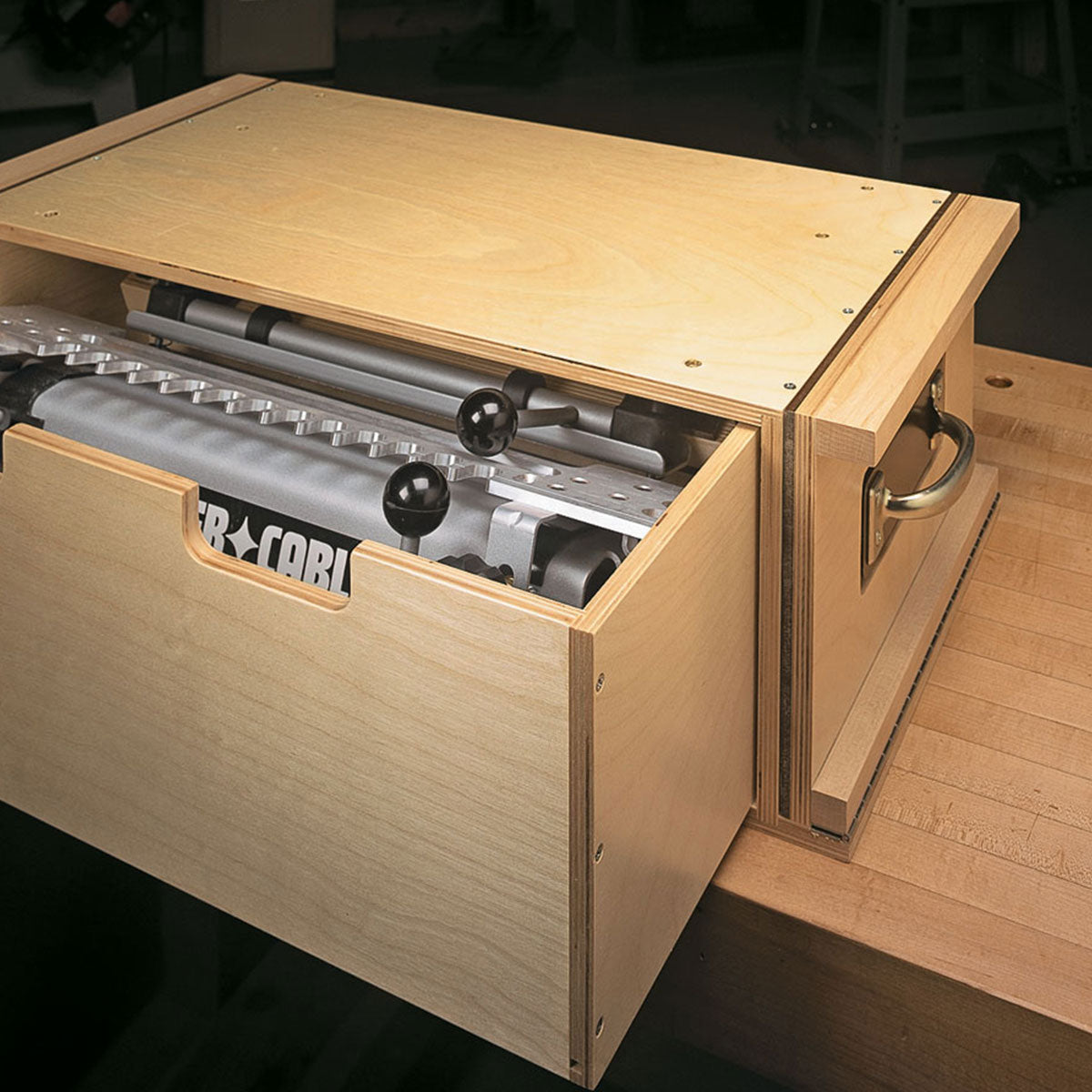 Woodsmith Portable Dovetail Jig Workcenter Standard Plan & Premium Shop Drawings