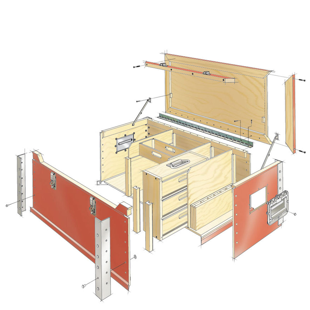 Woodsmith High-Tech Tool Chest Plan