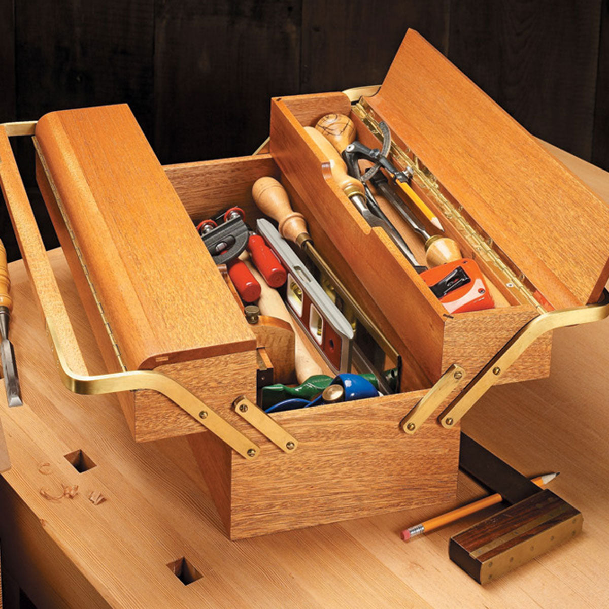 Woodsmith Tackle Box Tool Tote Plan
