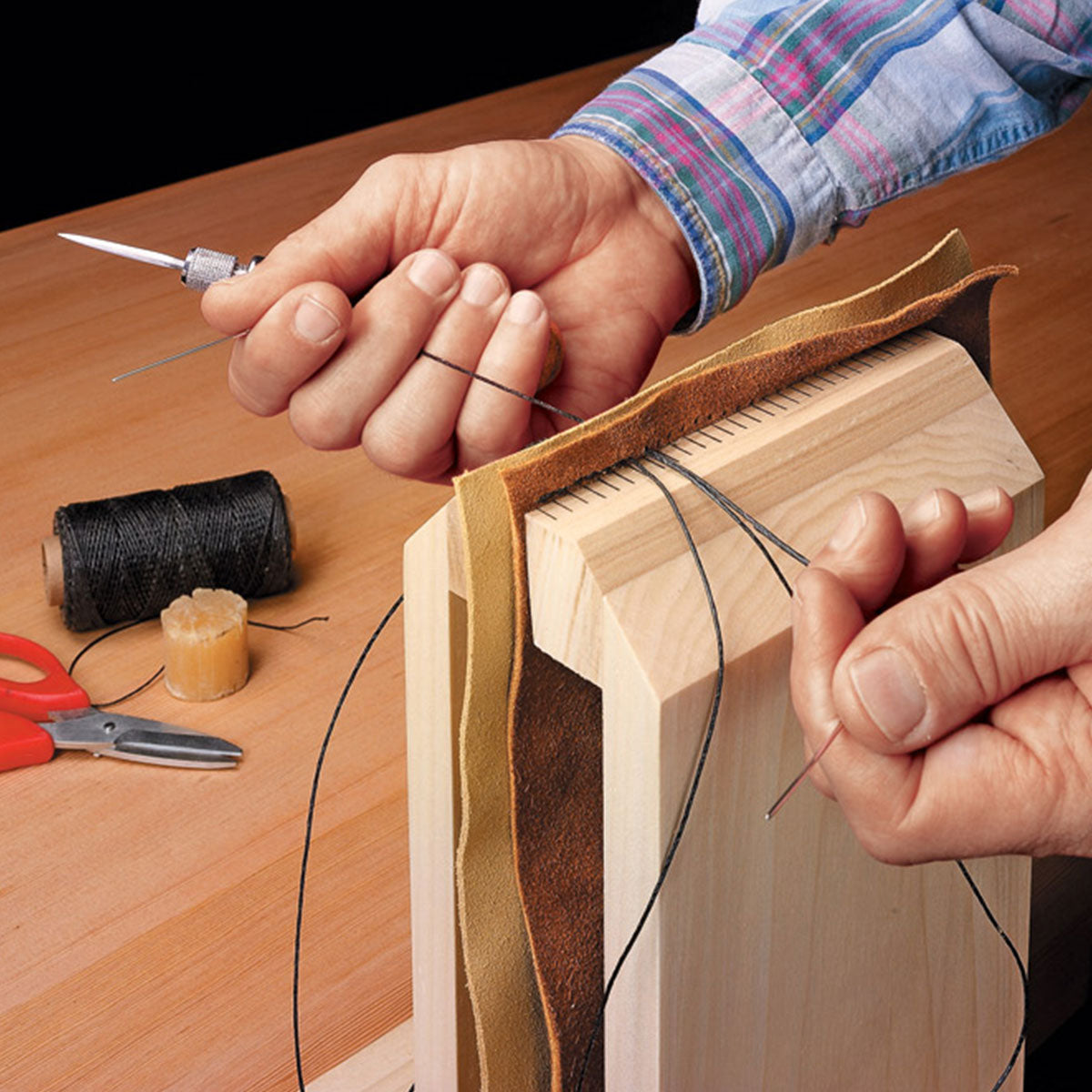 Woodsmith Leather Tool Holder Plan